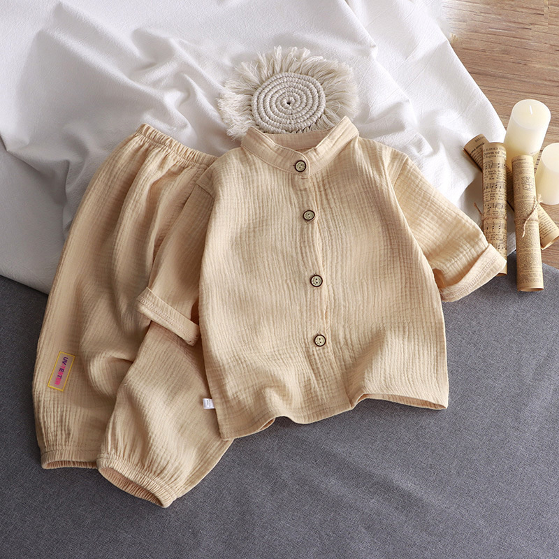 Summer Gauze Clothing - Set colletto alla coreana per bambini