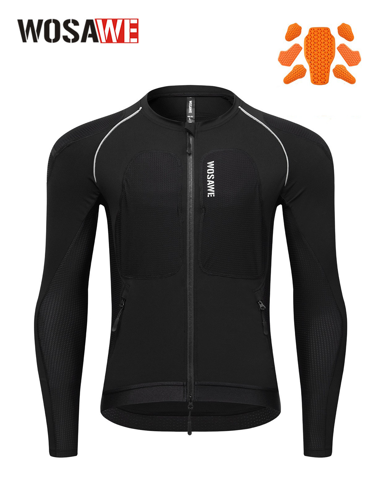 Summer Clothing Motorcycle - Giacca da Moto WOSAWE per Uomo,