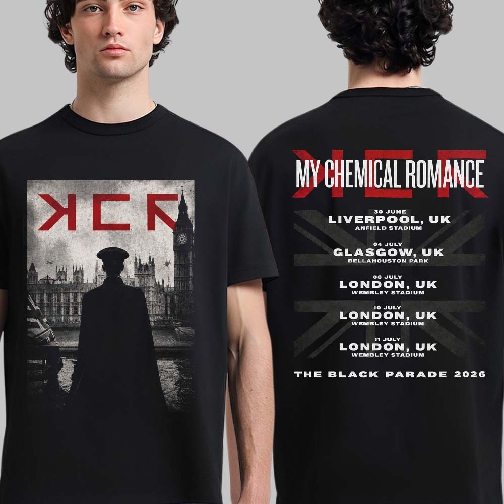 Summer Clothing Uk - Maglietta My Chemical Romance The Black