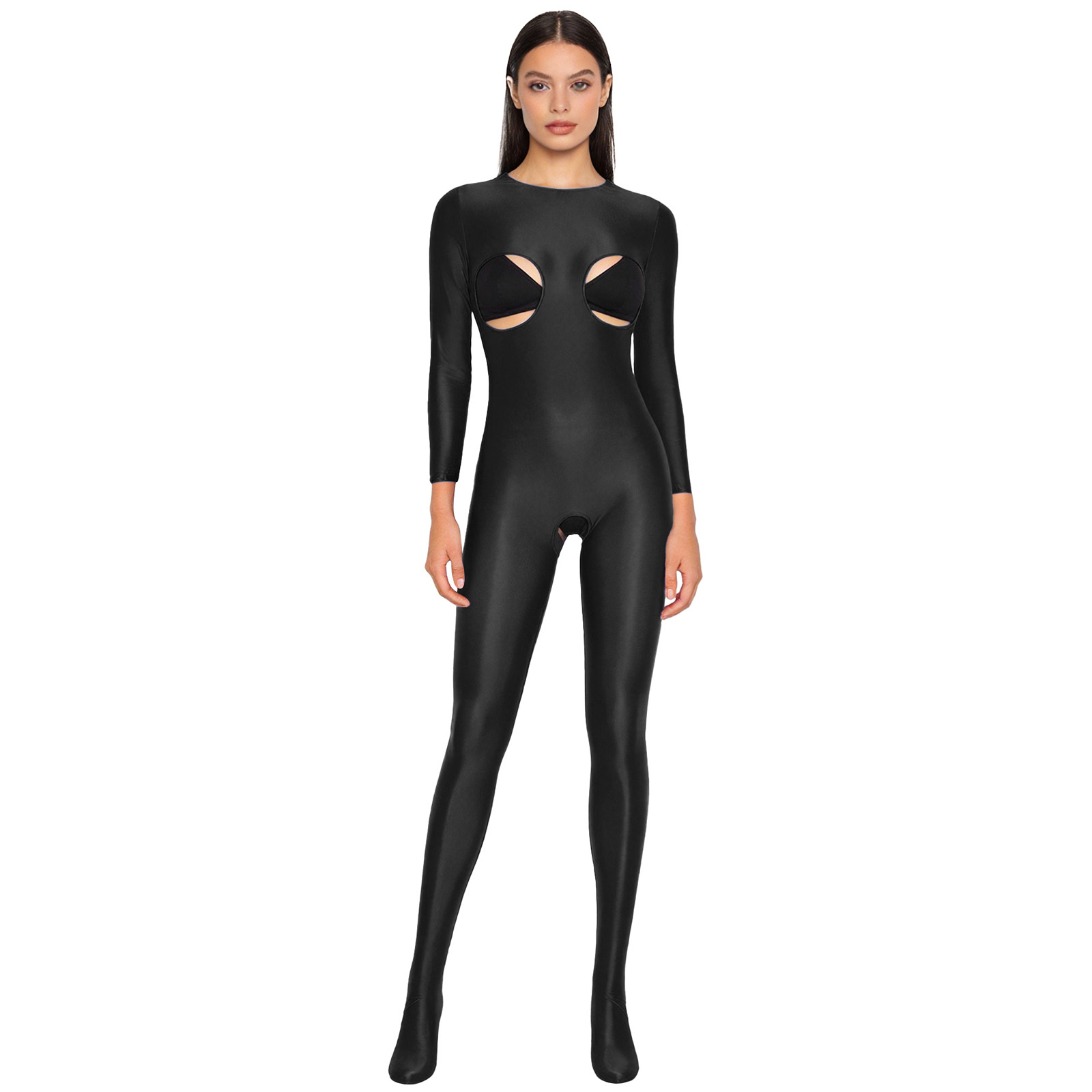 Xl Summer Clothing - Body intero da donna lucido ed