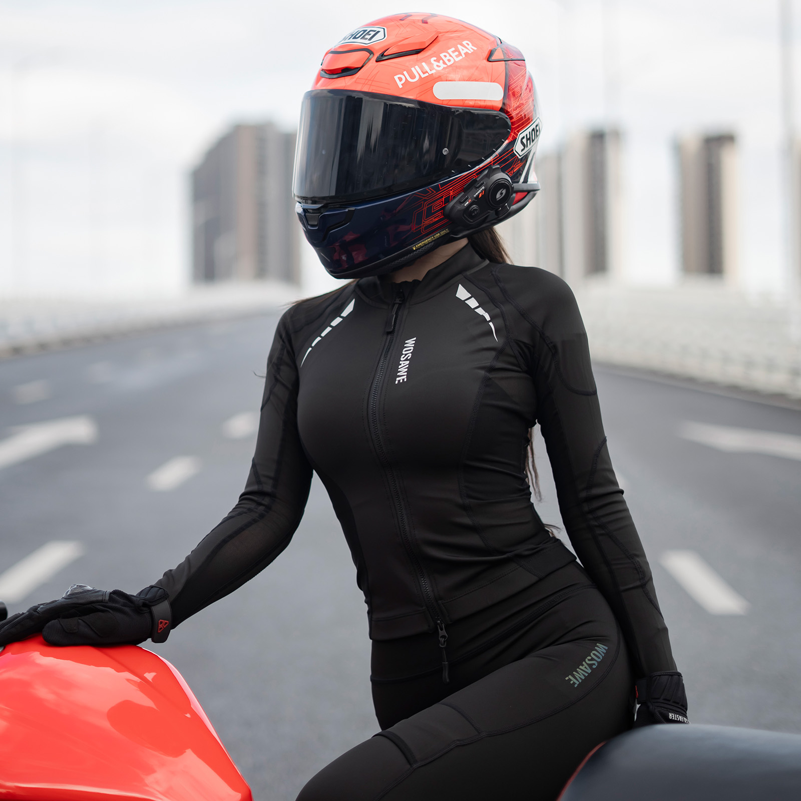 Summer Clothing Motorcycle - WOSAWE Giacca da Moto Estiva per