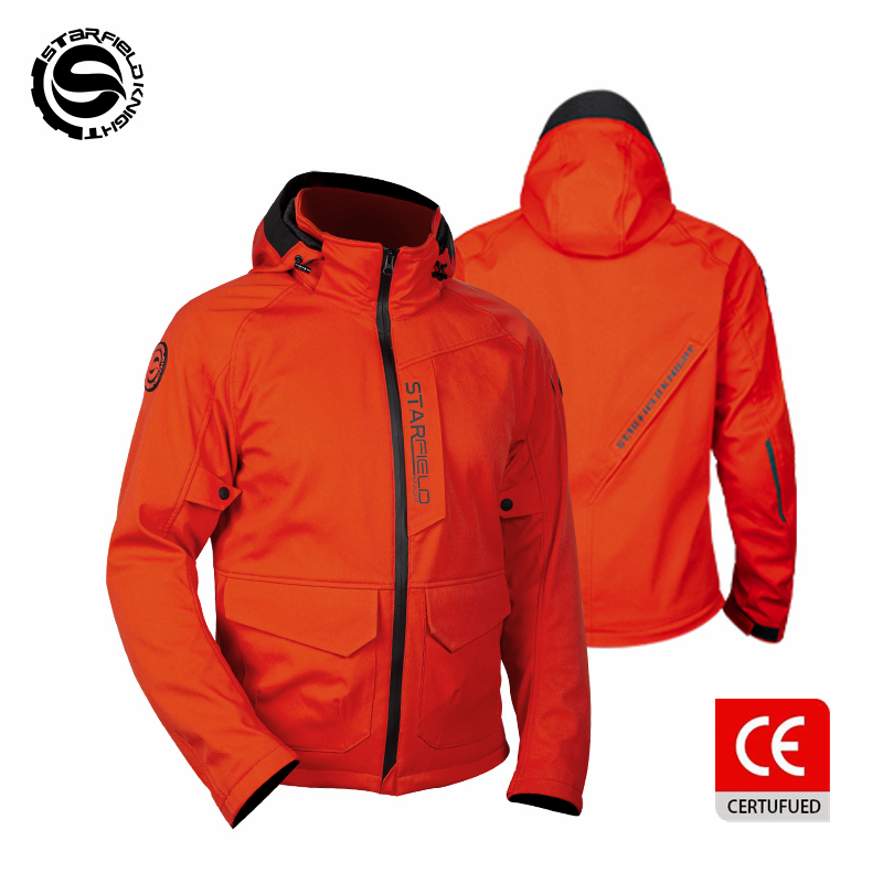 Summer Clothing Motorcycle - Giacca da Moto SFK Arancione per