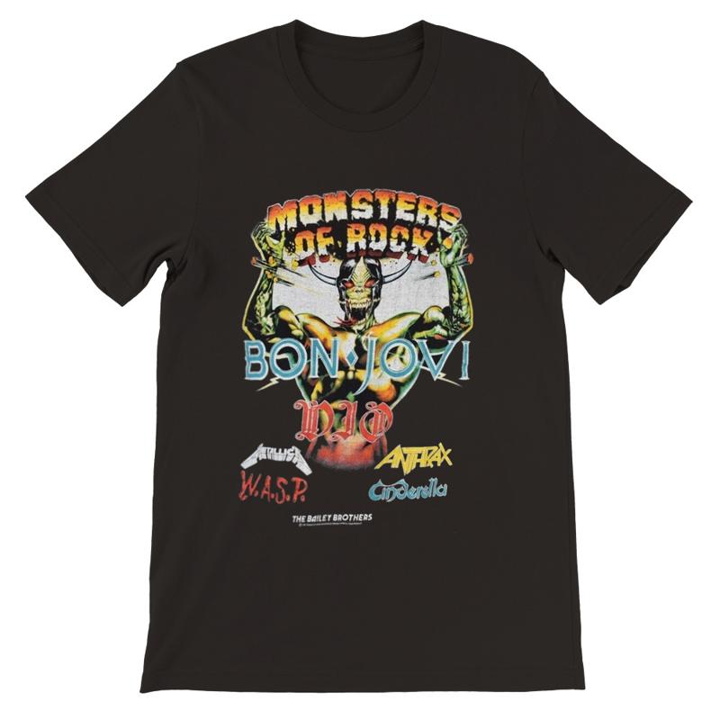 Summer Clothing Uk - Maglietta Monsters Of Rock Donington Park