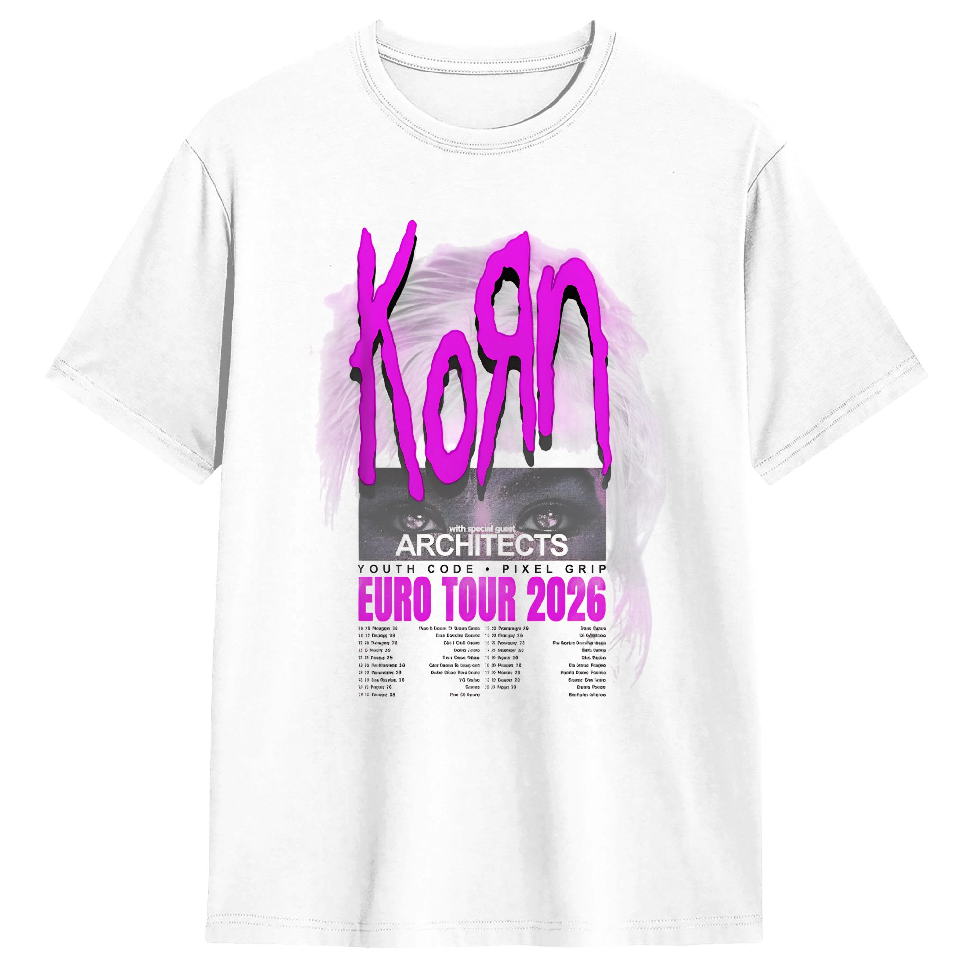 Summer Clothing Uk - T-Shirt Korn Europe And UK Tour