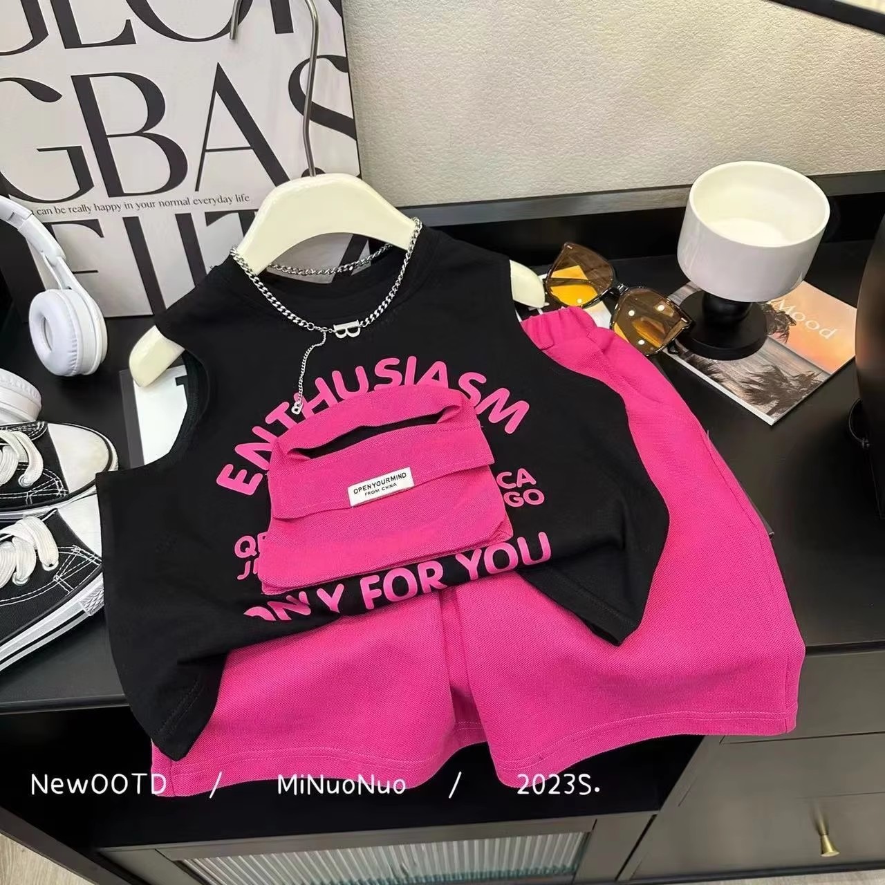 Summer Clothing Drawing For Kids - Abbigliamento estivo da boutique per neonati,