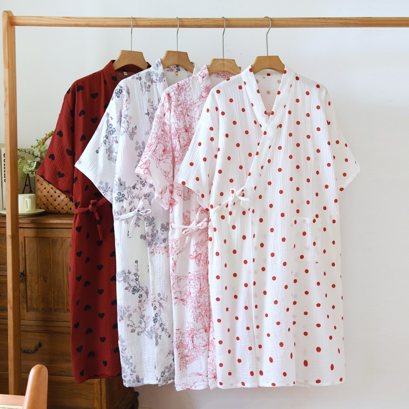 Summer House Clothing - Vestaglia da Donna Primavera-Estate, 100% Cotone