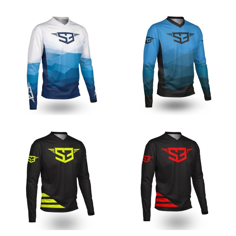 Summer Clothing Motorcycle - Maglia a Maniche Lunghe S3 per