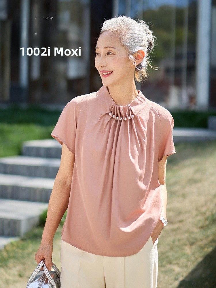 Summer Clothing Over 50 - T-shirt sottile a maniche corte alla