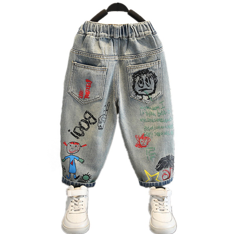 Summer Clothing Drawing For Kids - Jeans per neonato per bambini Abbigliamento