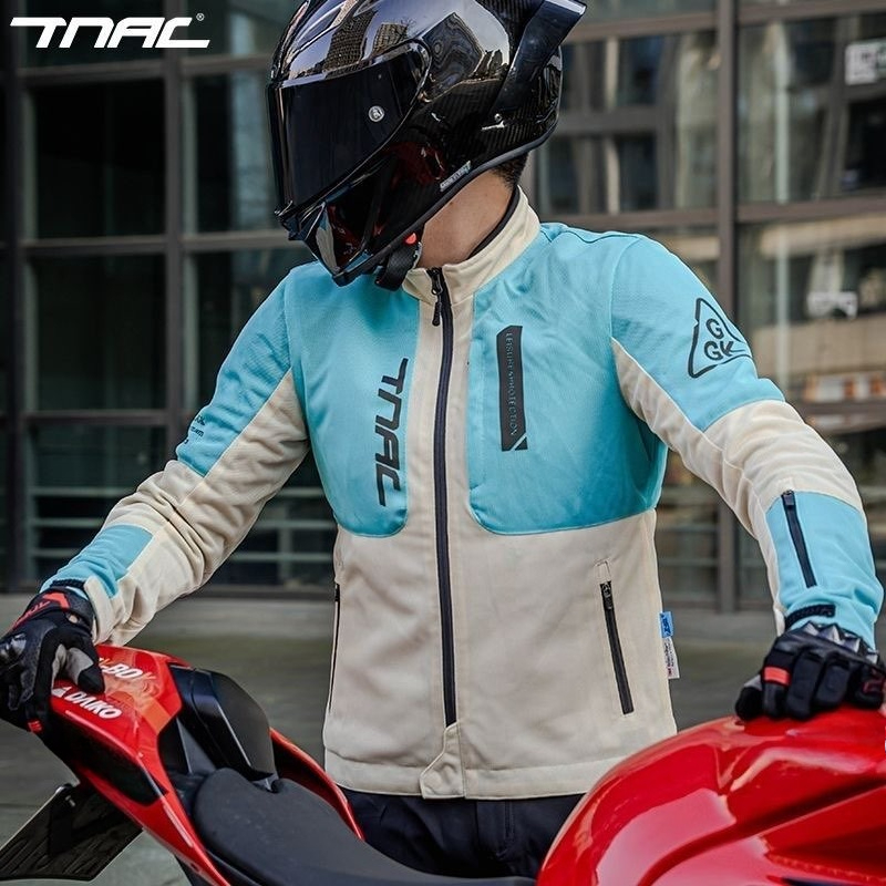 Summer Clothing Pk - Giacca da moto estiva Prevenzione caduta