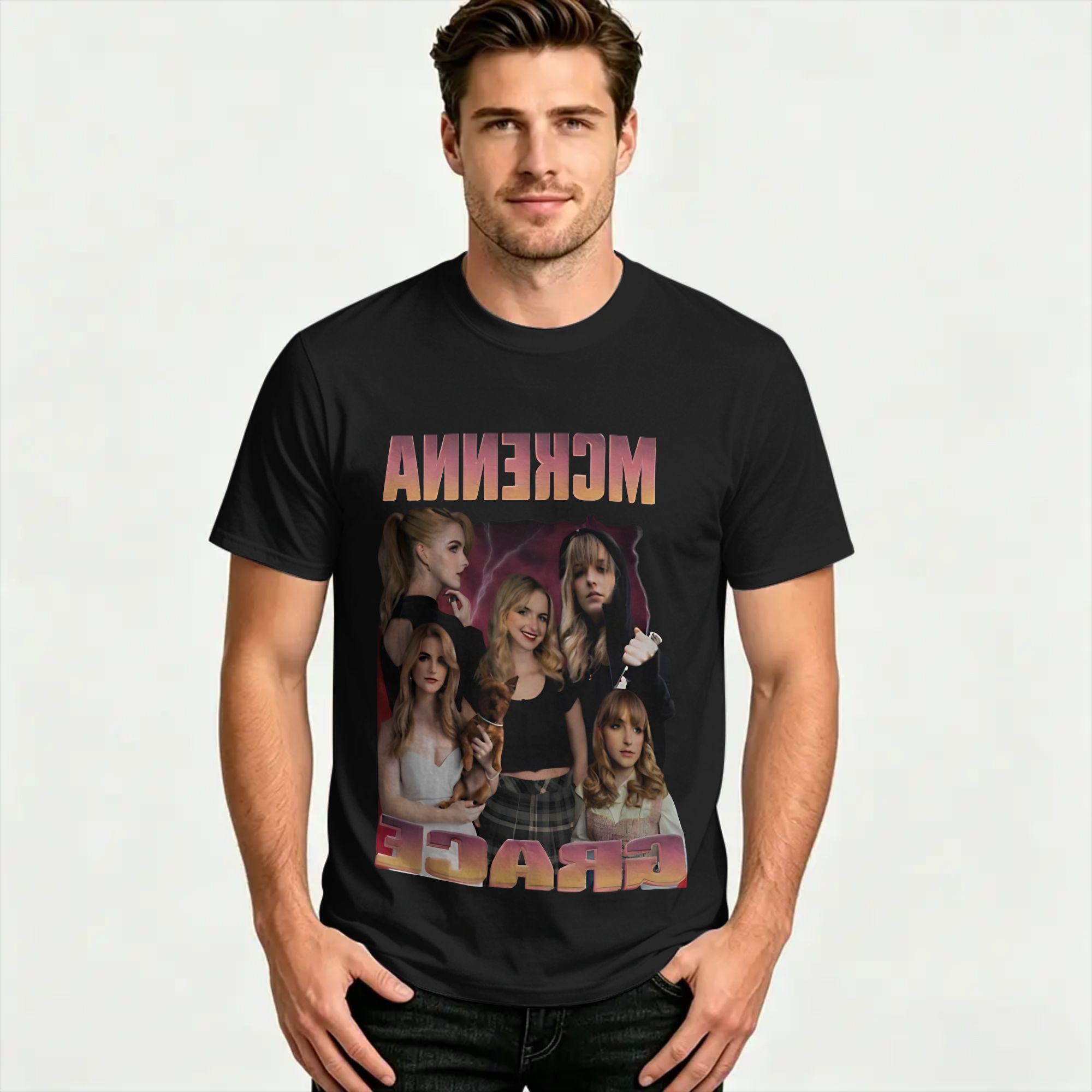 T-shirt in cotone Mckenna Grac - Summer Clothing Wholesale recensione e prezzo