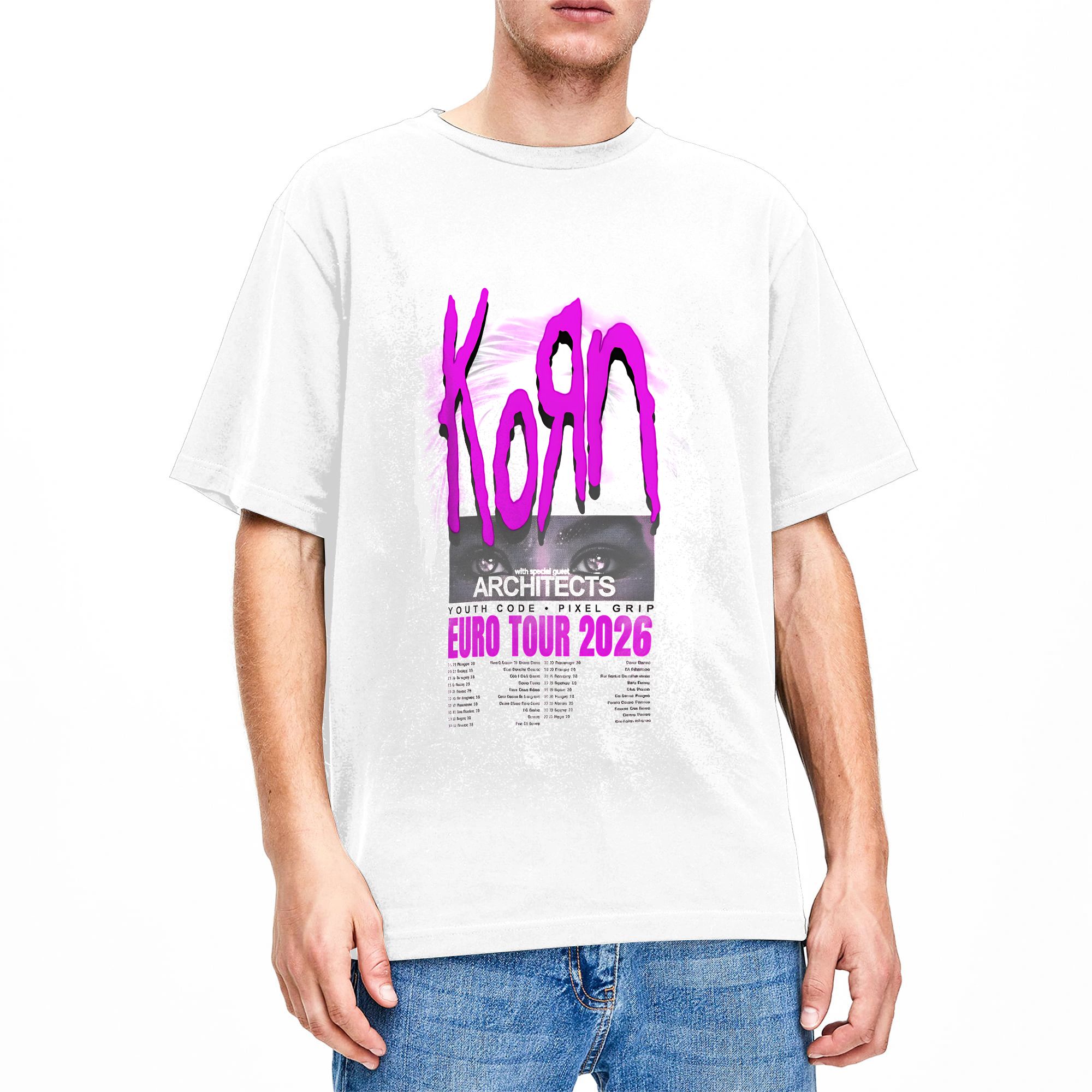 T-Shirt Korn Europe And UK Tou - Summer Clothing Uk recensione e prezzo