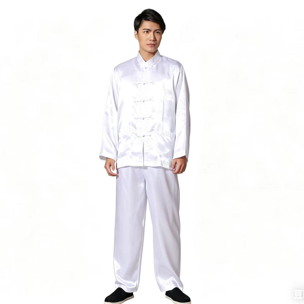Abito Kung Fu in raso da uomo  - Xl Summer Clothing recensione e prezzo