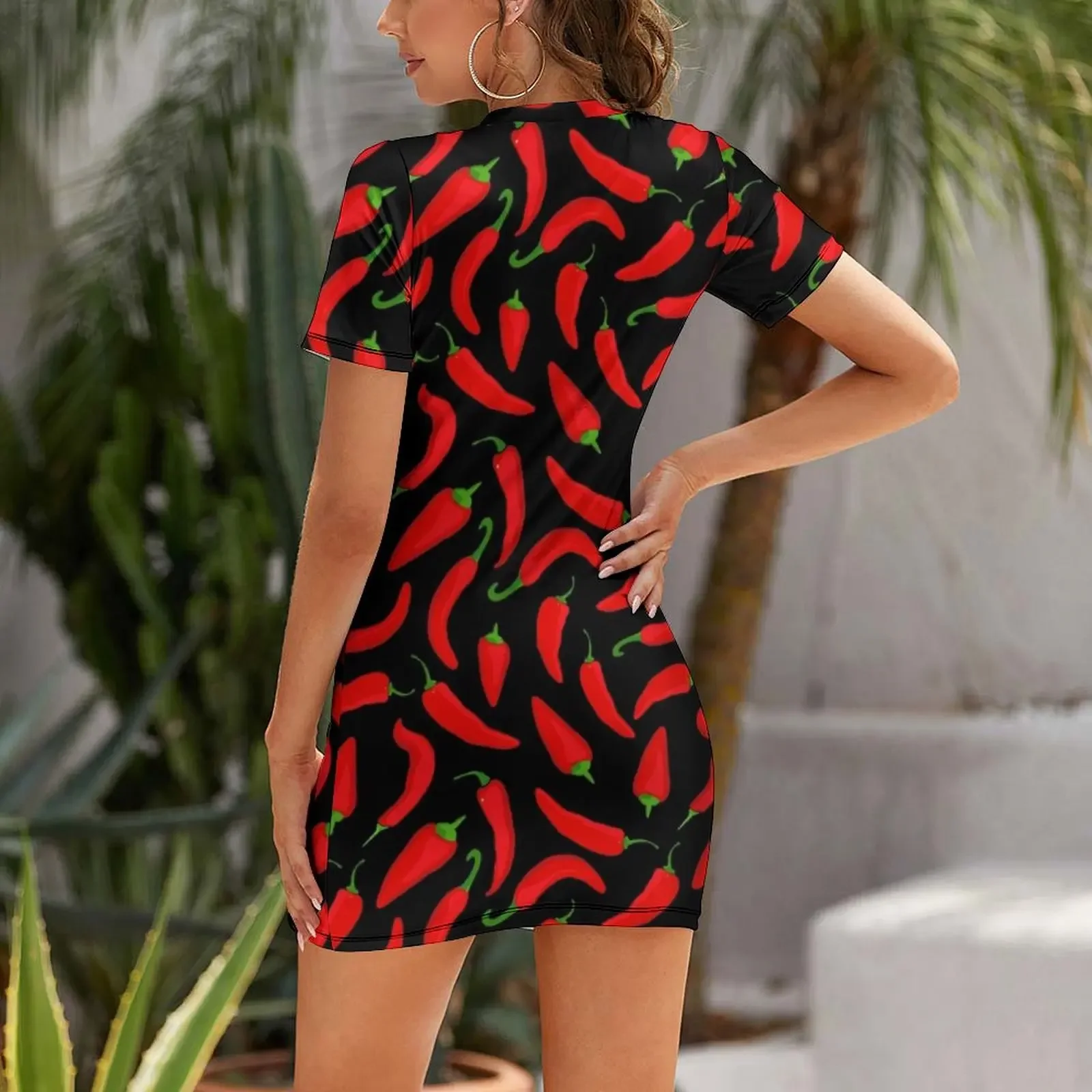 Abito a maniche corte nero con - Summer Clothing Online recensione e prezzo