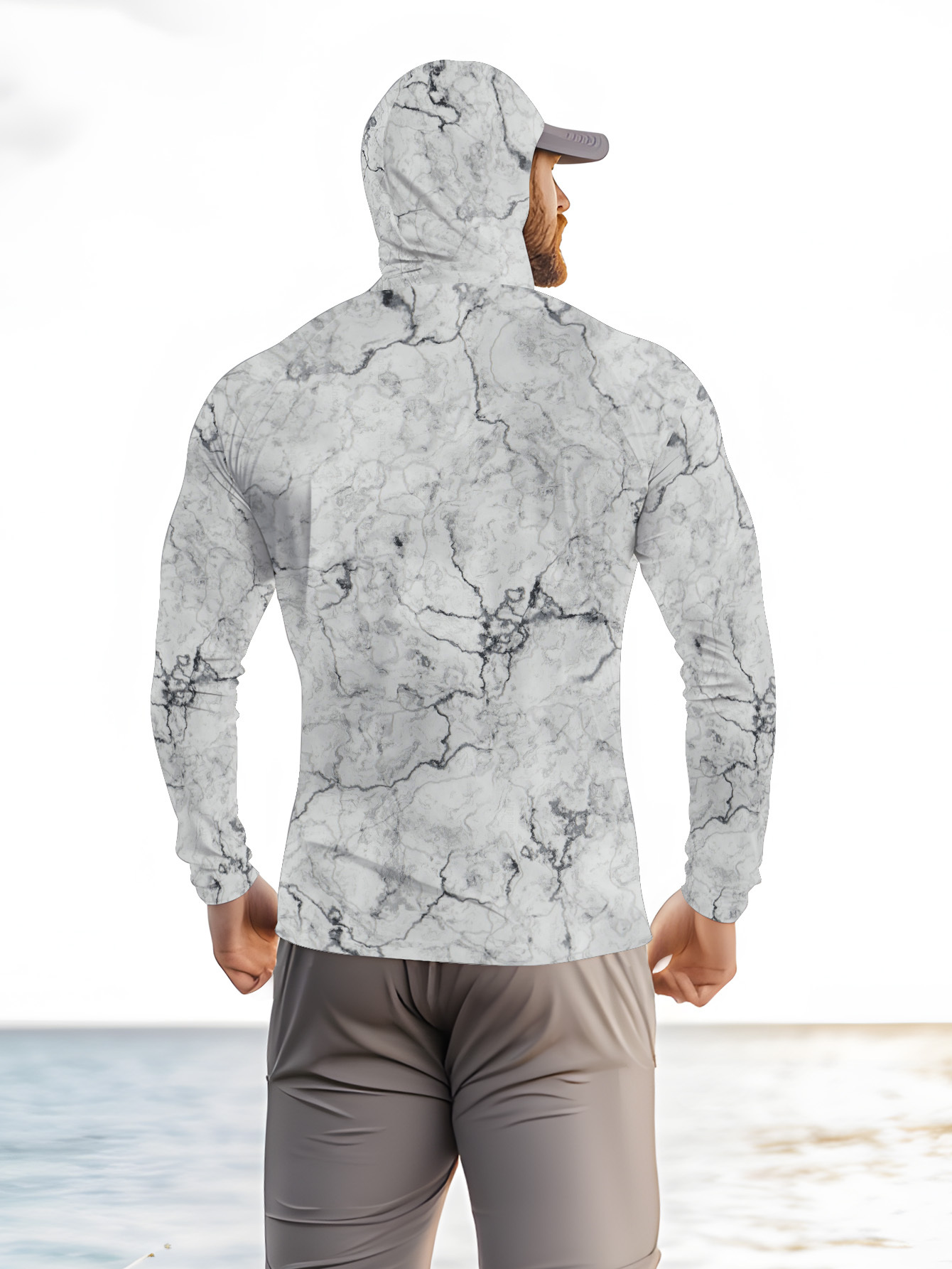Camicia da Pesca con Cappuccio - Summer Clothing Mens recensione e prezzo