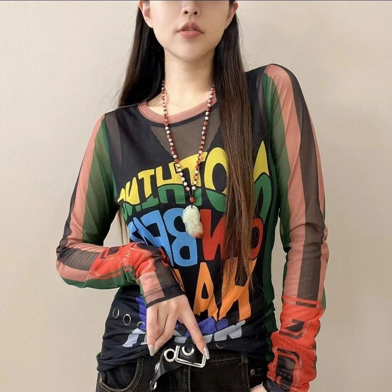 T-shirt stampata con lettera C - Summer Gauze Clothing recensione e prezzo