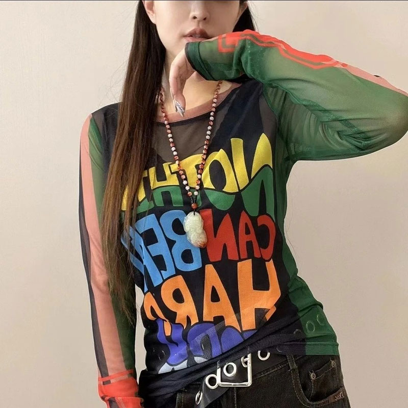 T-shirt stampata con lettera C - Summer Gauze Clothing recensione e prezzo