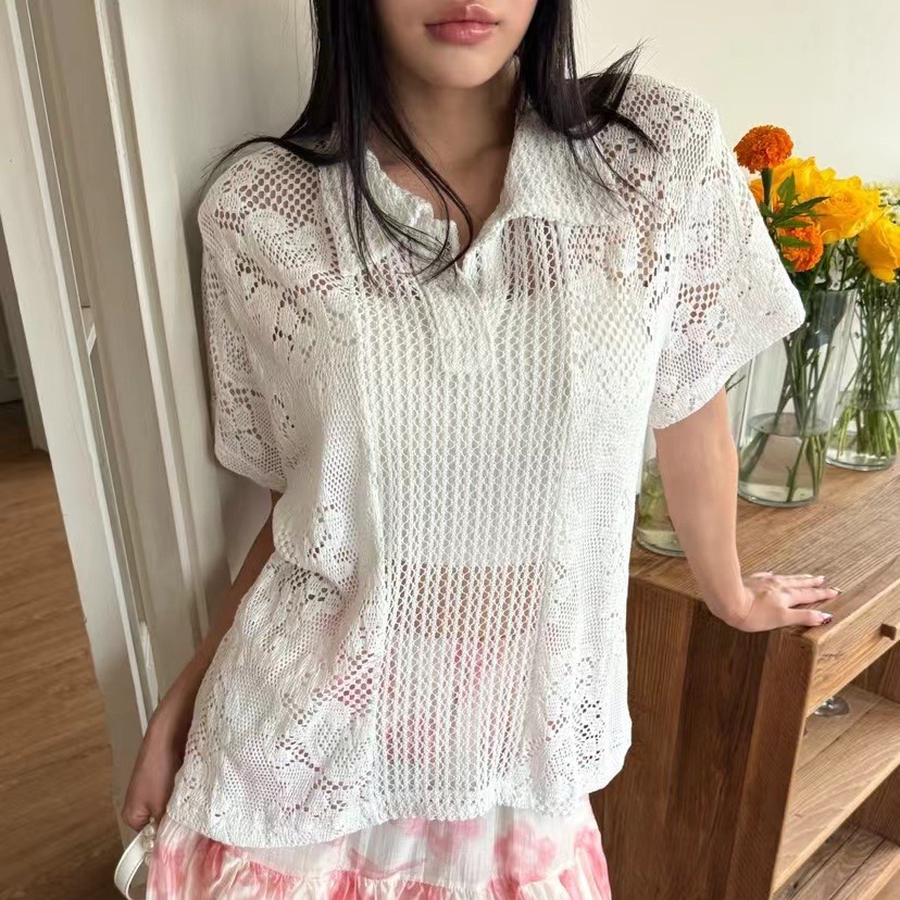 Maglione in Cotone Lavorato a  - Summer Clothing Online recensione e prezzo
