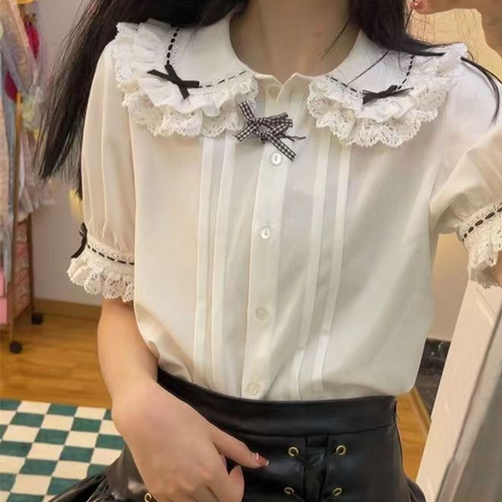 Camicette con volant in pizzo  - Xl Summer Clothing recensione e prezzo