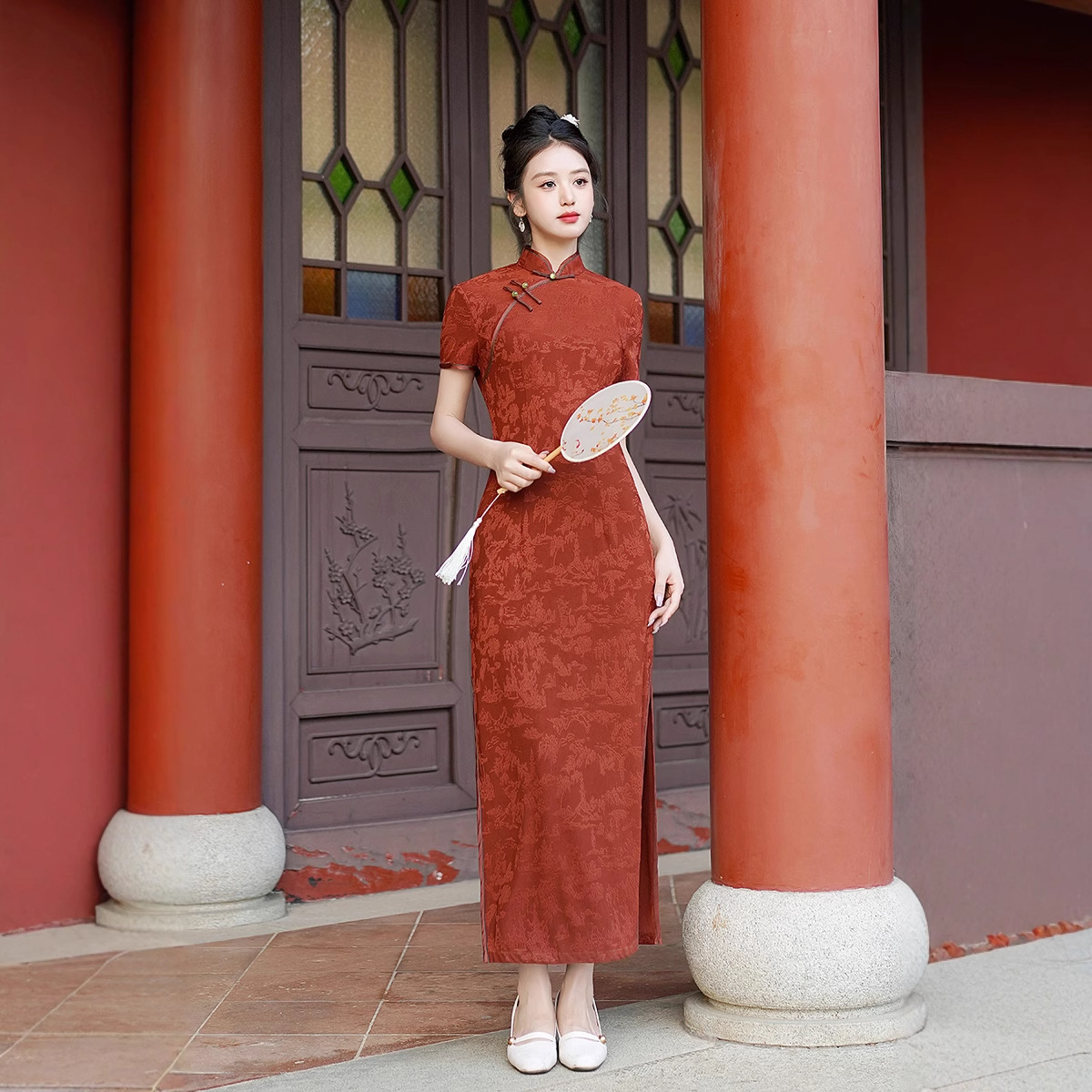 Nuovo Abito Lungo Cheongsam Ro - Summer Clothes recensione e prezzo